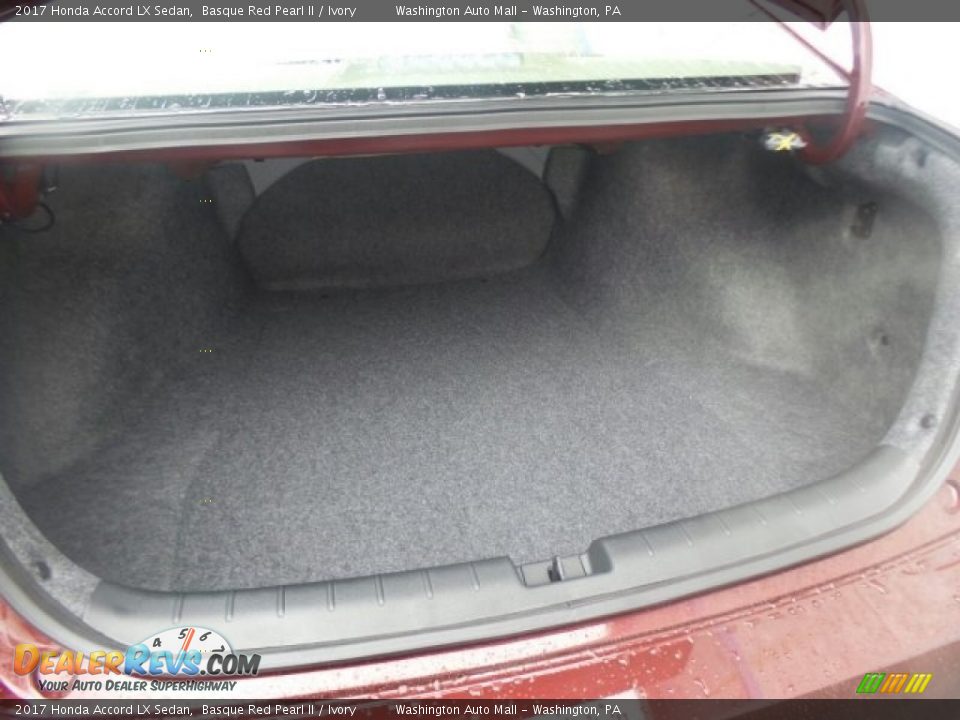 2017 Honda Accord LX Sedan Basque Red Pearl II / Ivory Photo #10