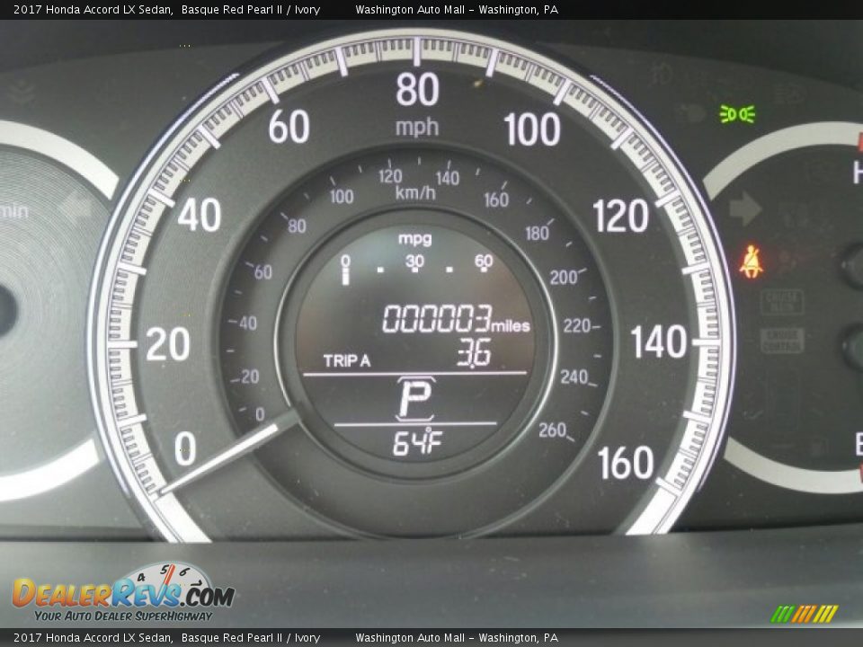 2017 Honda Accord LX Sedan Basque Red Pearl II / Ivory Photo #13