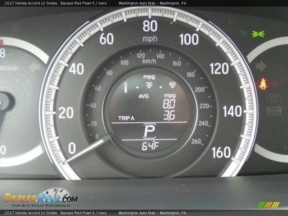 2017 Honda Accord LX Sedan Basque Red Pearl II / Ivory Photo #15