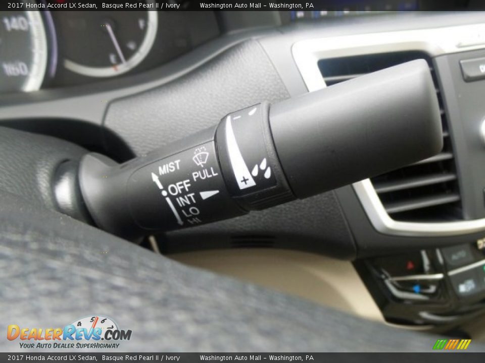 2017 Honda Accord LX Sedan Basque Red Pearl II / Ivory Photo #19