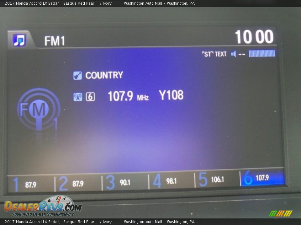 2017 Honda Accord LX Sedan Basque Red Pearl II / Ivory Photo #20
