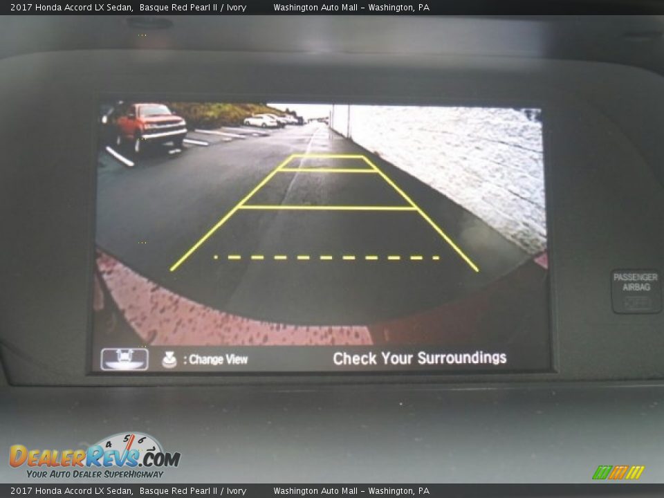 2017 Honda Accord LX Sedan Basque Red Pearl II / Ivory Photo #23