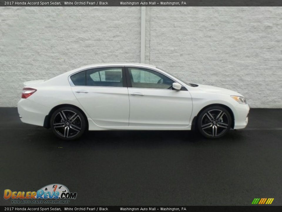 2017 Honda Accord Sport Sedan White Orchid Pearl / Black Photo #2