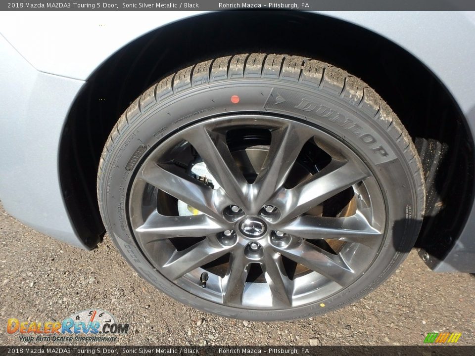2018 Mazda MAZDA3 Touring 5 Door Sonic Silver Metallic / Black Photo #5
