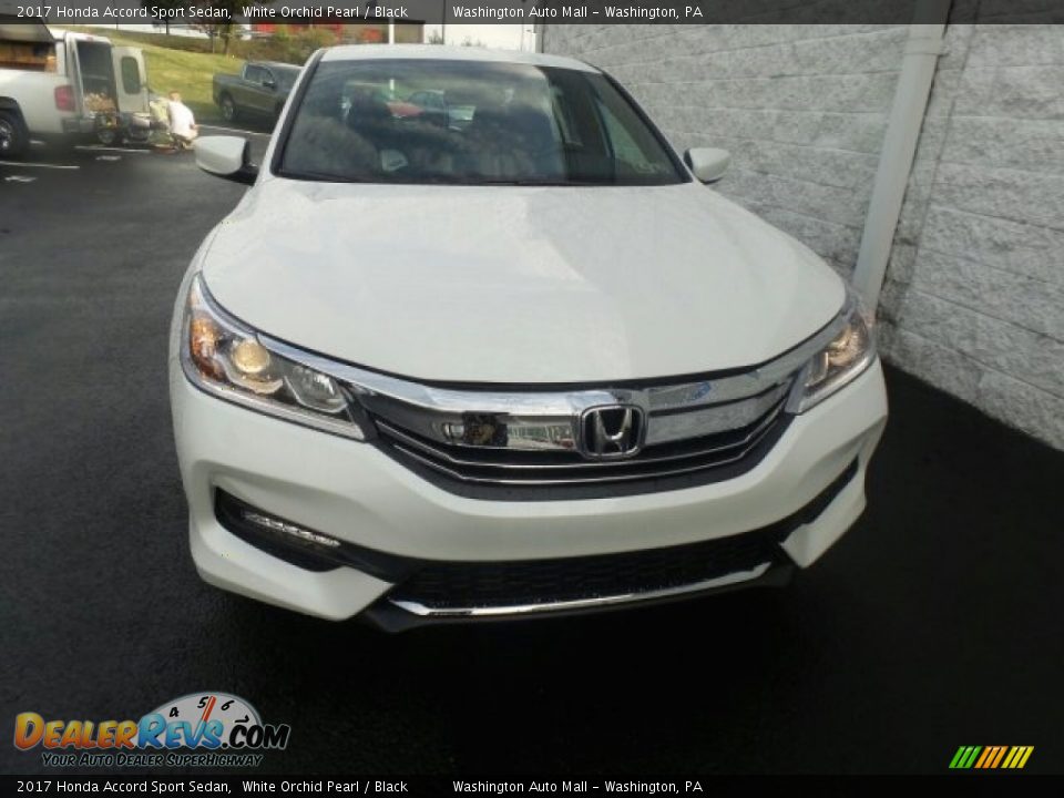 2017 Honda Accord Sport Sedan White Orchid Pearl / Black Photo #3