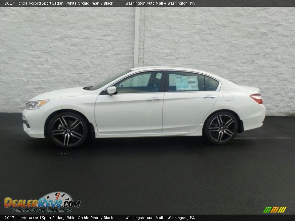 2017 Honda Accord Sport Sedan White Orchid Pearl / Black Photo #6