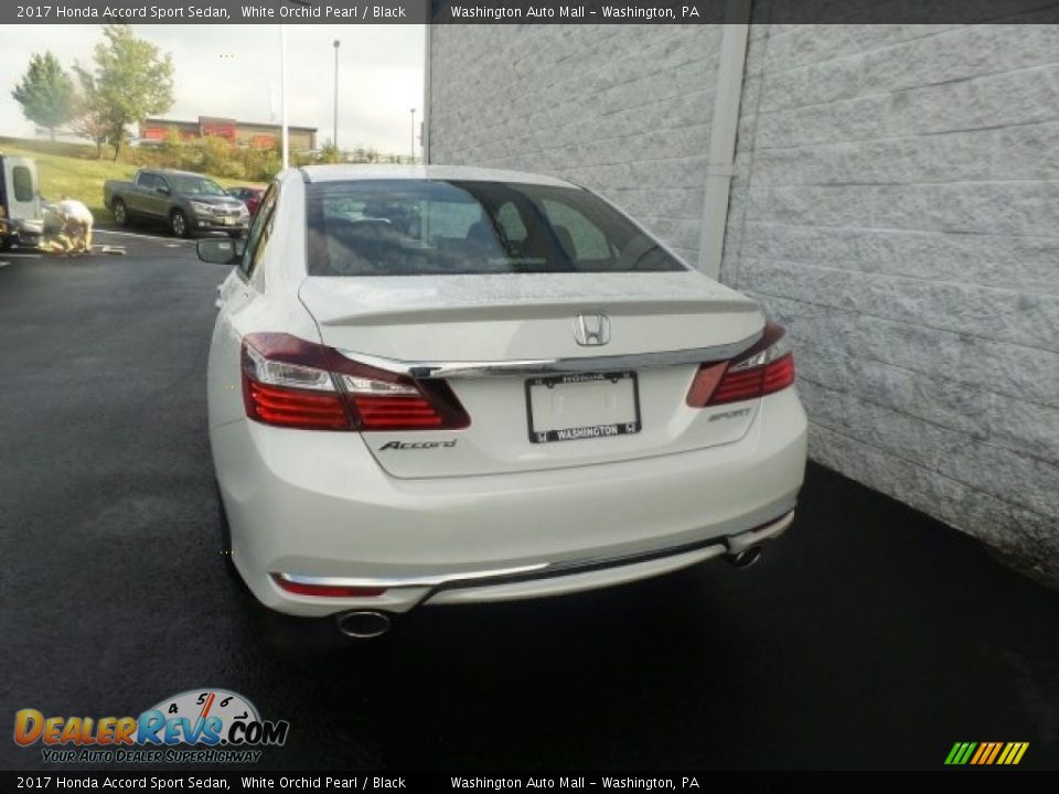 2017 Honda Accord Sport Sedan White Orchid Pearl / Black Photo #7