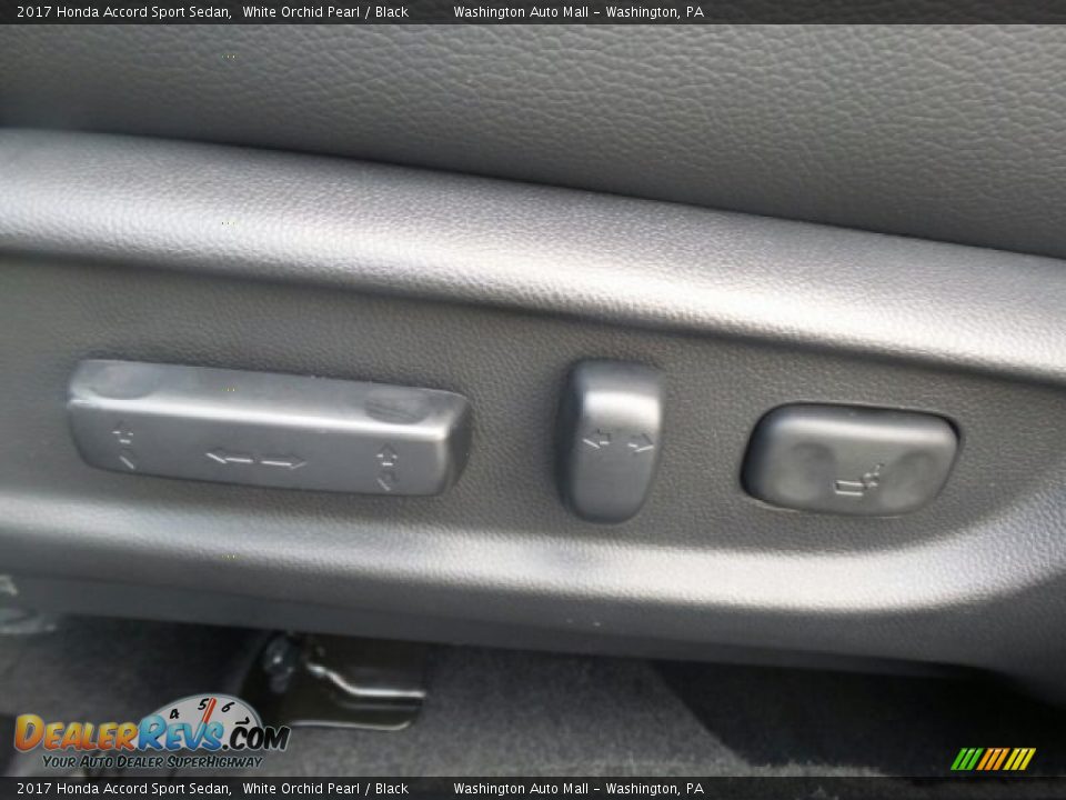2017 Honda Accord Sport Sedan White Orchid Pearl / Black Photo #14