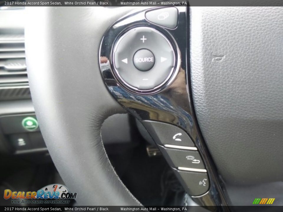 2017 Honda Accord Sport Sedan White Orchid Pearl / Black Photo #18