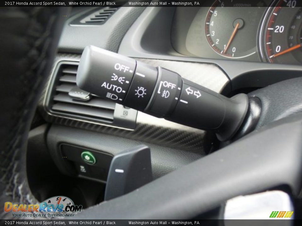 2017 Honda Accord Sport Sedan White Orchid Pearl / Black Photo #19