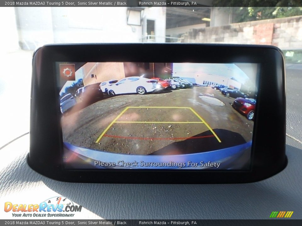 2018 Mazda MAZDA3 Touring 5 Door Sonic Silver Metallic / Black Photo #15