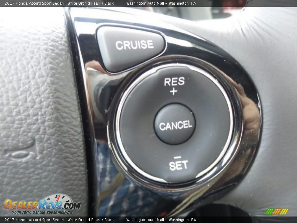 2017 Honda Accord Sport Sedan White Orchid Pearl / Black Photo #20