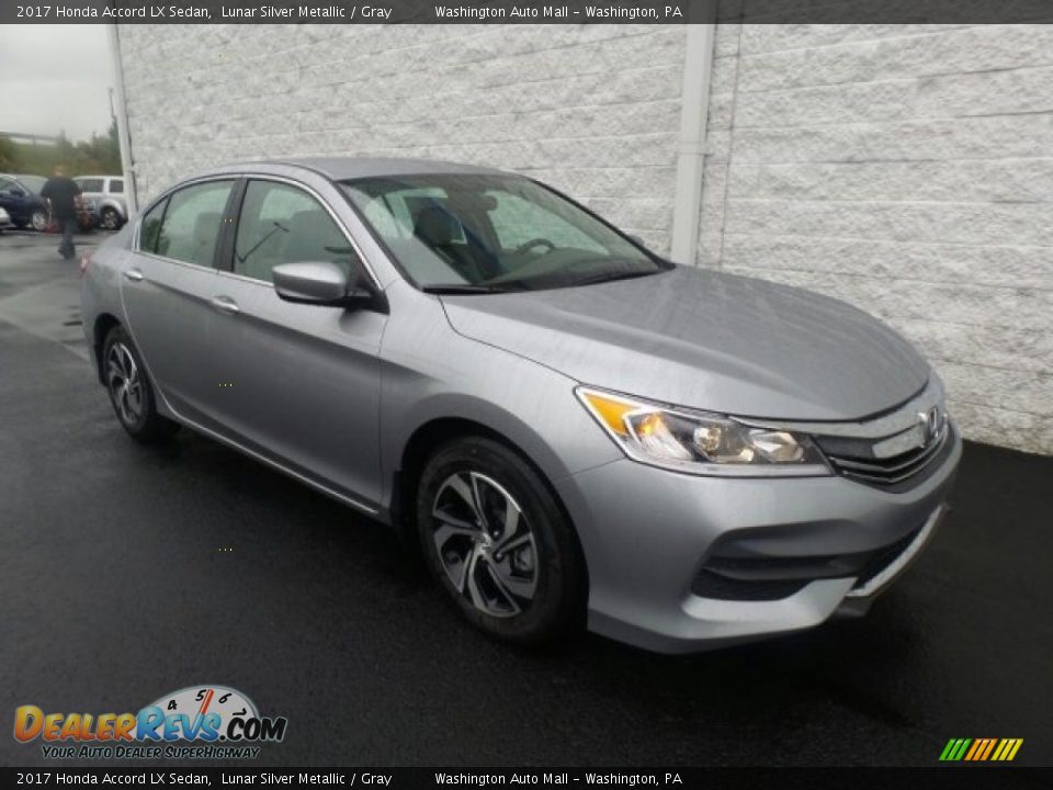 2017 Honda Accord LX Sedan Lunar Silver Metallic / Gray Photo #1