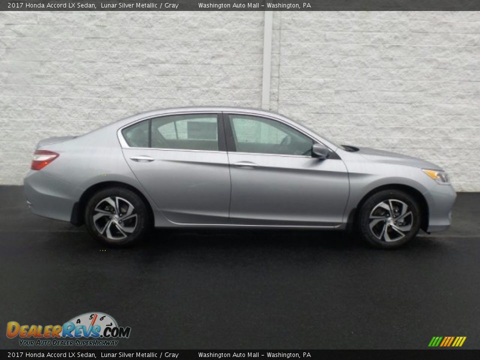 2017 Honda Accord LX Sedan Lunar Silver Metallic / Gray Photo #2