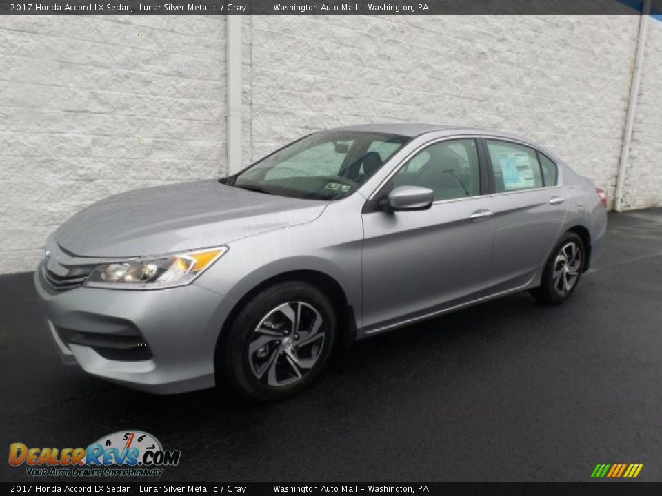 2017 Honda Accord LX Sedan Lunar Silver Metallic / Gray Photo #5