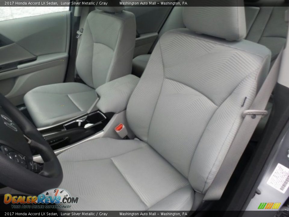 2017 Honda Accord LX Sedan Lunar Silver Metallic / Gray Photo #9