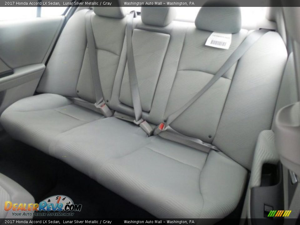 2017 Honda Accord LX Sedan Lunar Silver Metallic / Gray Photo #10