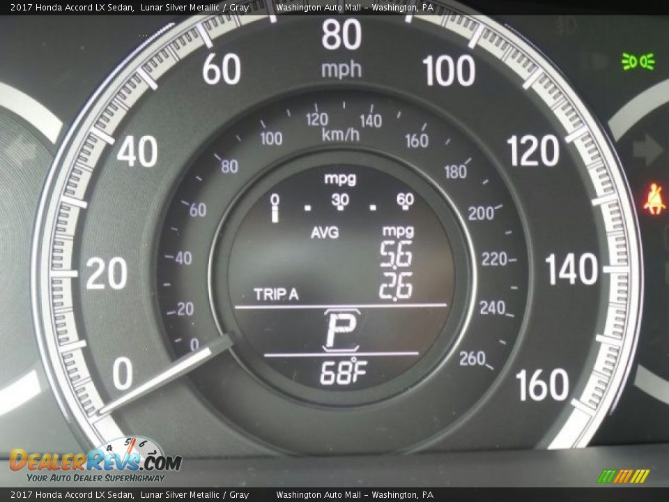 2017 Honda Accord LX Sedan Lunar Silver Metallic / Gray Photo #16