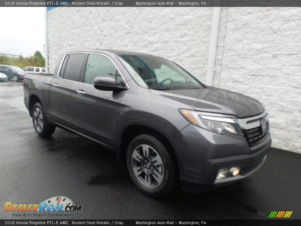 2018 Honda Ridgeline RTL-E AWD Modern Steel Metallic / Gray Photo #1