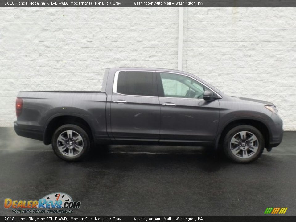 2018 Honda Ridgeline RTL-E AWD Modern Steel Metallic / Gray Photo #2