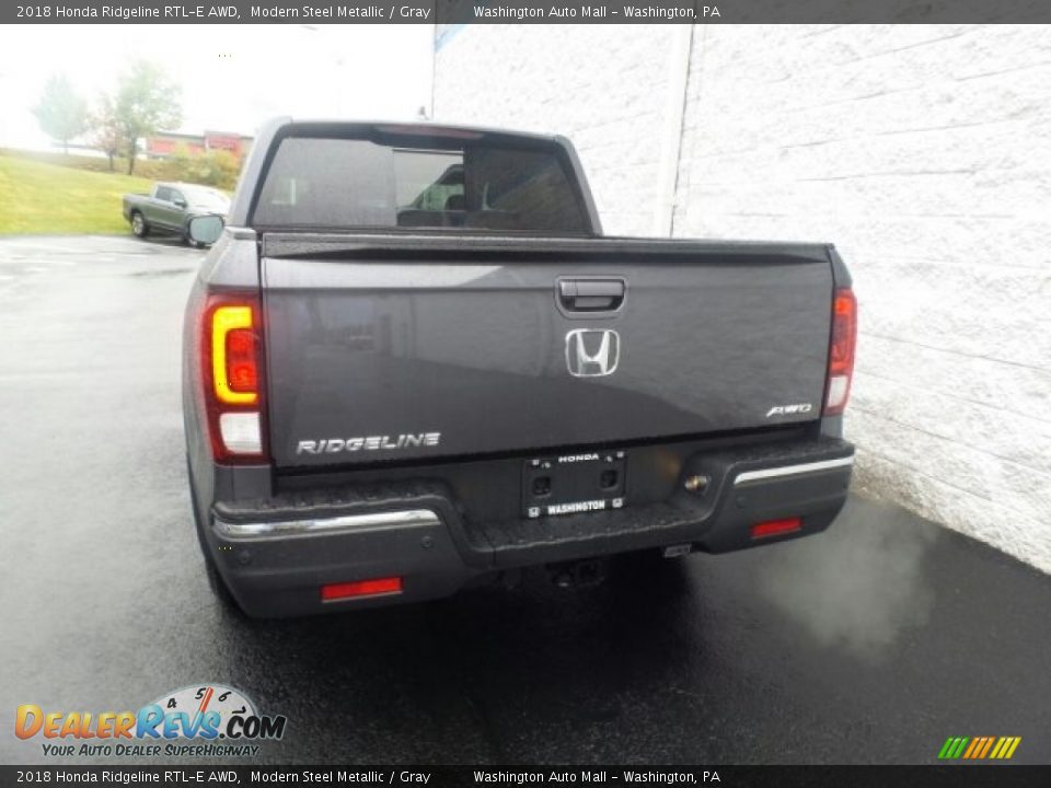 2018 Honda Ridgeline RTL-E AWD Modern Steel Metallic / Gray Photo #7