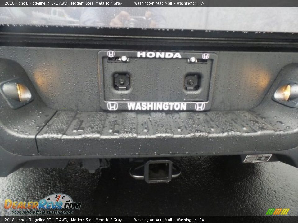 2018 Honda Ridgeline RTL-E AWD Modern Steel Metallic / Gray Photo #8