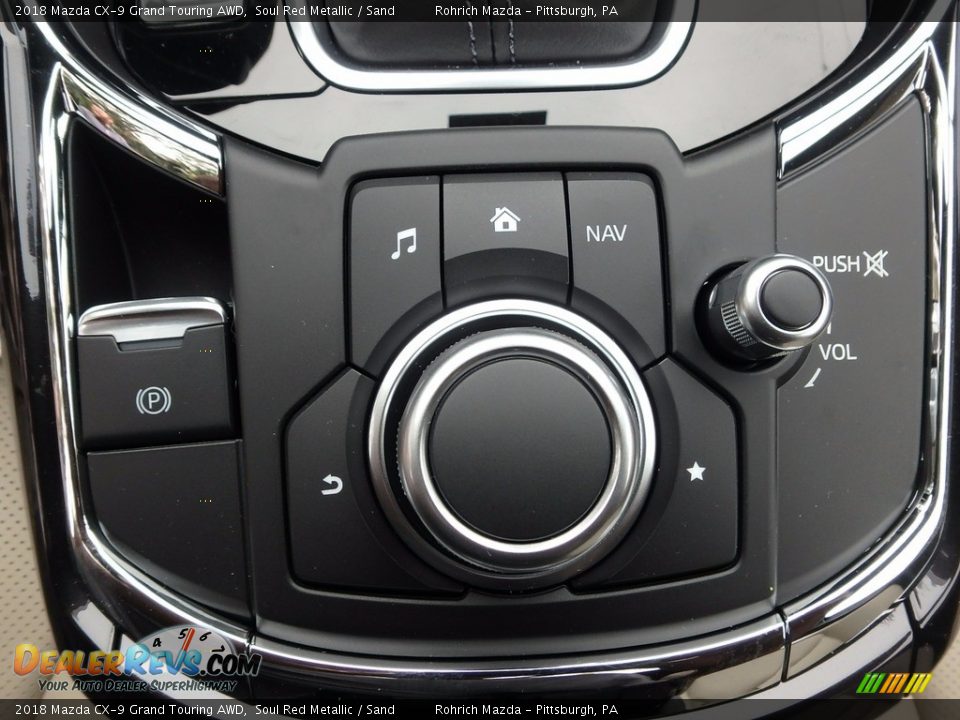 Controls of 2018 Mazda CX-9 Grand Touring AWD Photo #13