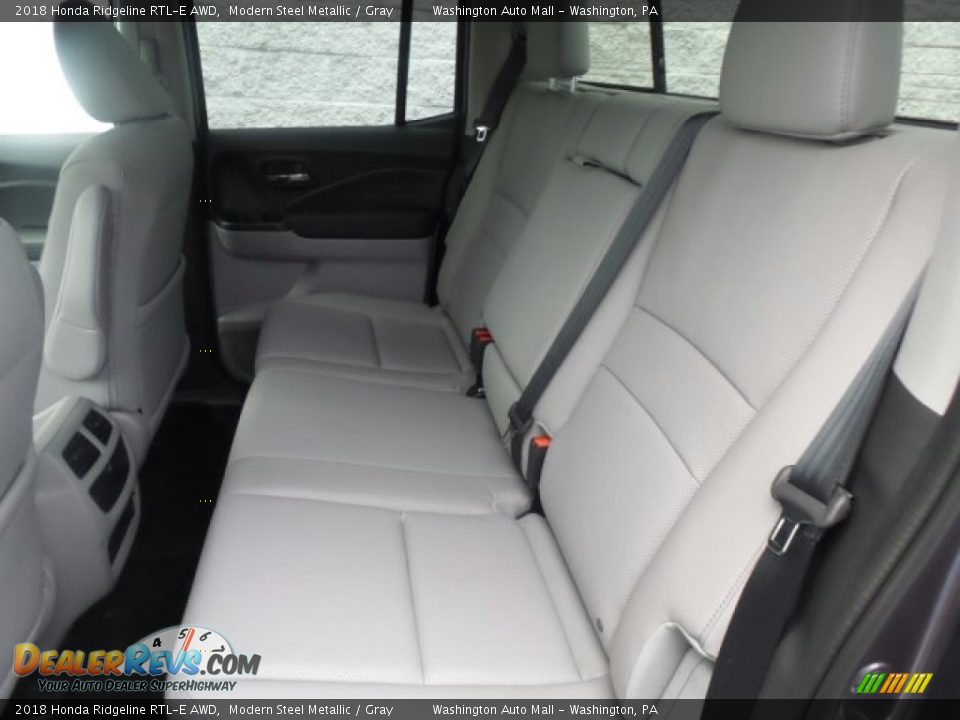 Rear Seat of 2018 Honda Ridgeline RTL-E AWD Photo #13