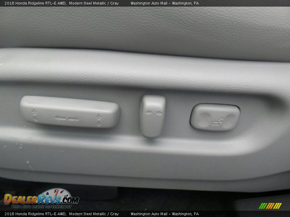 2018 Honda Ridgeline RTL-E AWD Modern Steel Metallic / Gray Photo #16