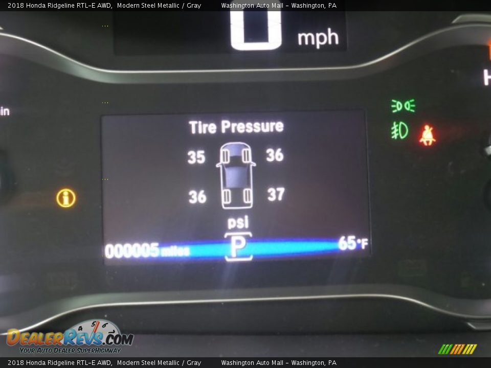 2018 Honda Ridgeline RTL-E AWD Modern Steel Metallic / Gray Photo #20