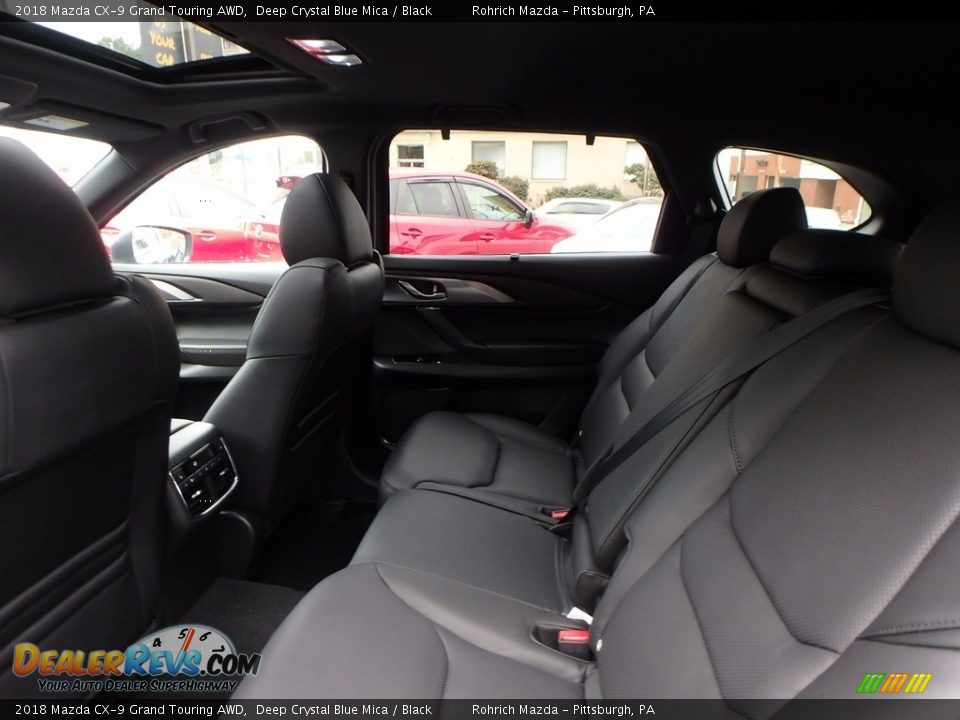 2018 Mazda CX-9 Grand Touring AWD Deep Crystal Blue Mica / Black Photo #7