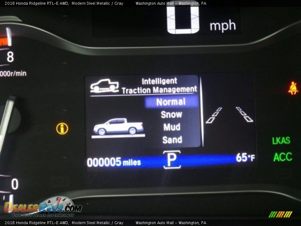 2018 Honda Ridgeline RTL-E AWD Modern Steel Metallic / Gray Photo #34