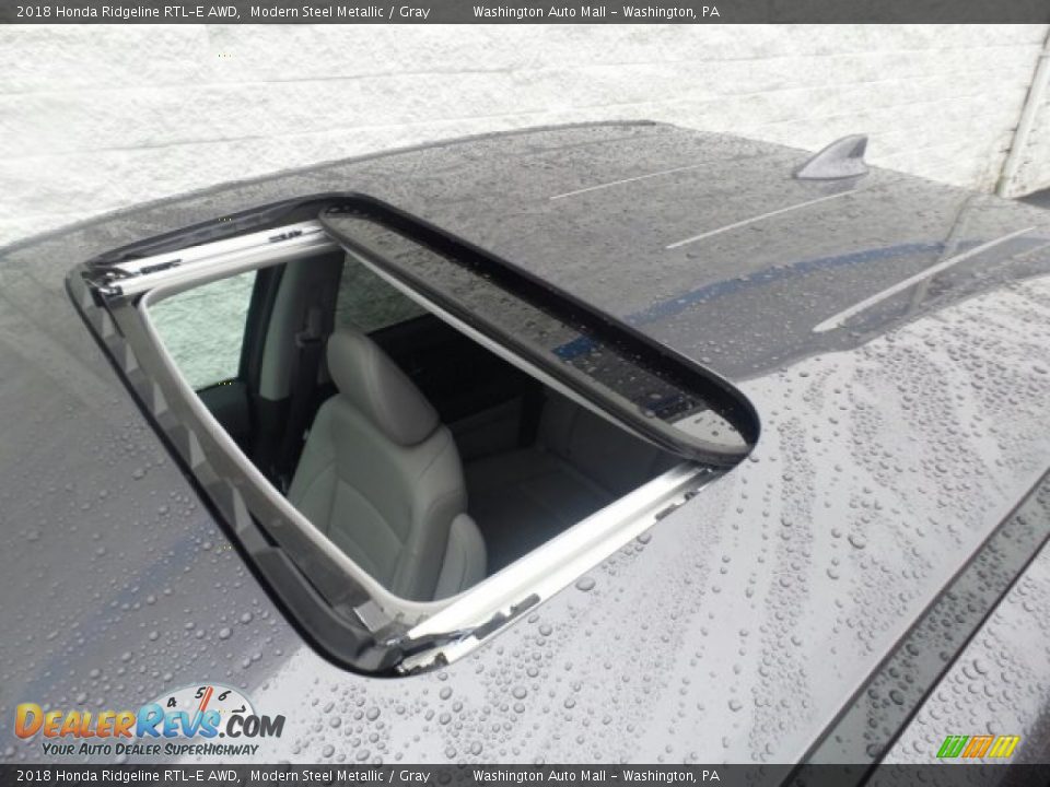 2018 Honda Ridgeline RTL-E AWD Modern Steel Metallic / Gray Photo #36