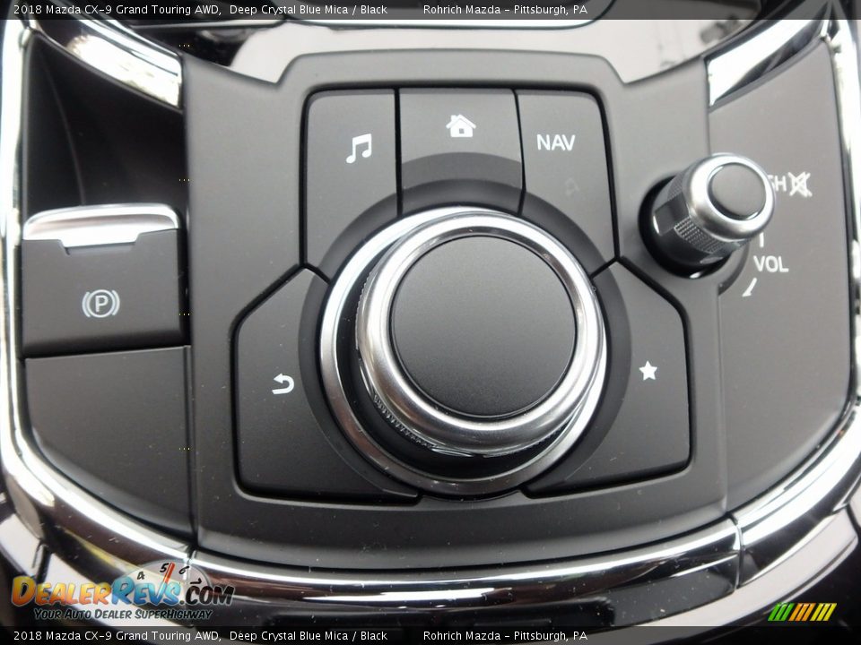 2018 Mazda CX-9 Grand Touring AWD Deep Crystal Blue Mica / Black Photo #13