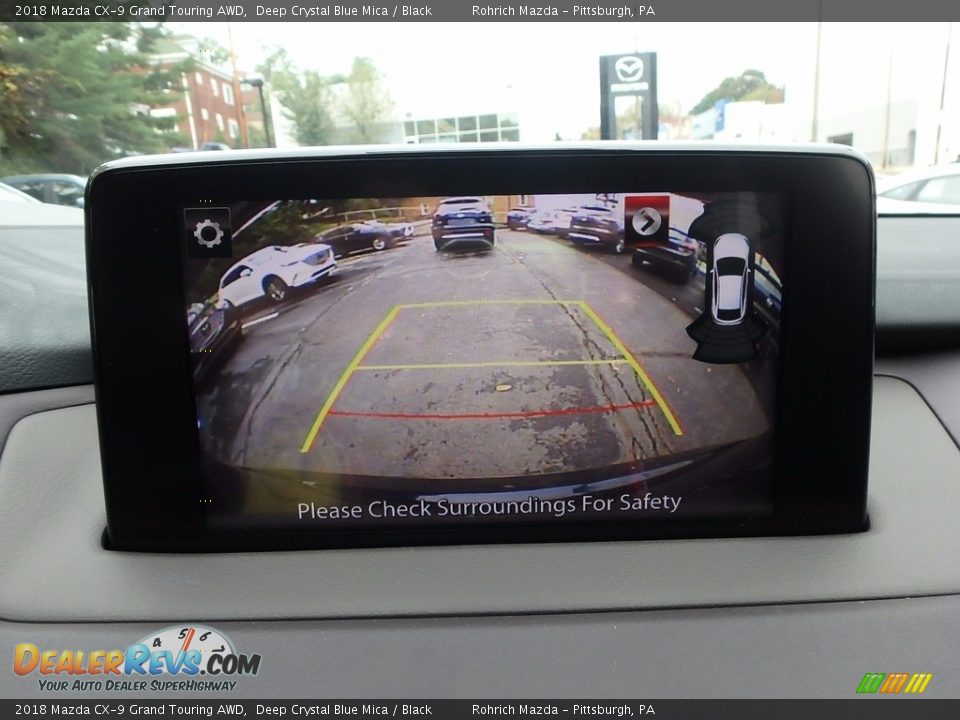 2018 Mazda CX-9 Grand Touring AWD Deep Crystal Blue Mica / Black Photo #15