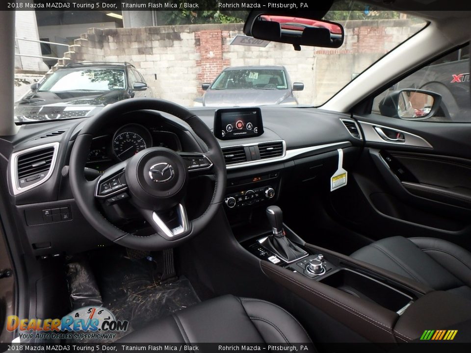 2018 Mazda MAZDA3 Touring 5 Door Titanium Flash Mica / Black Photo #9
