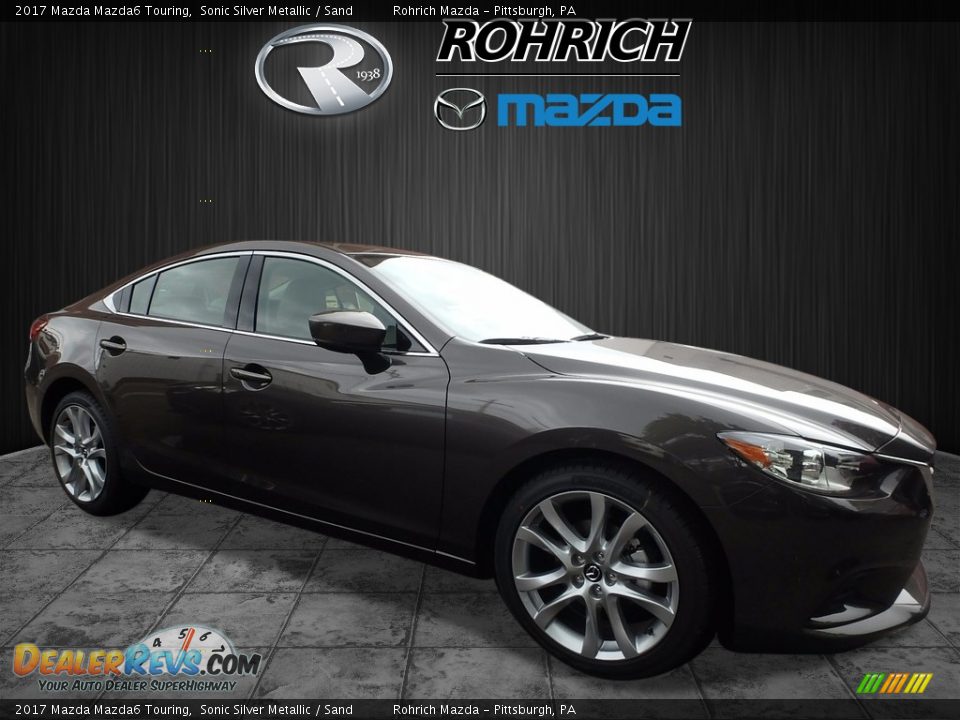 2017 Mazda Mazda6 Touring Sonic Silver Metallic / Sand Photo #1