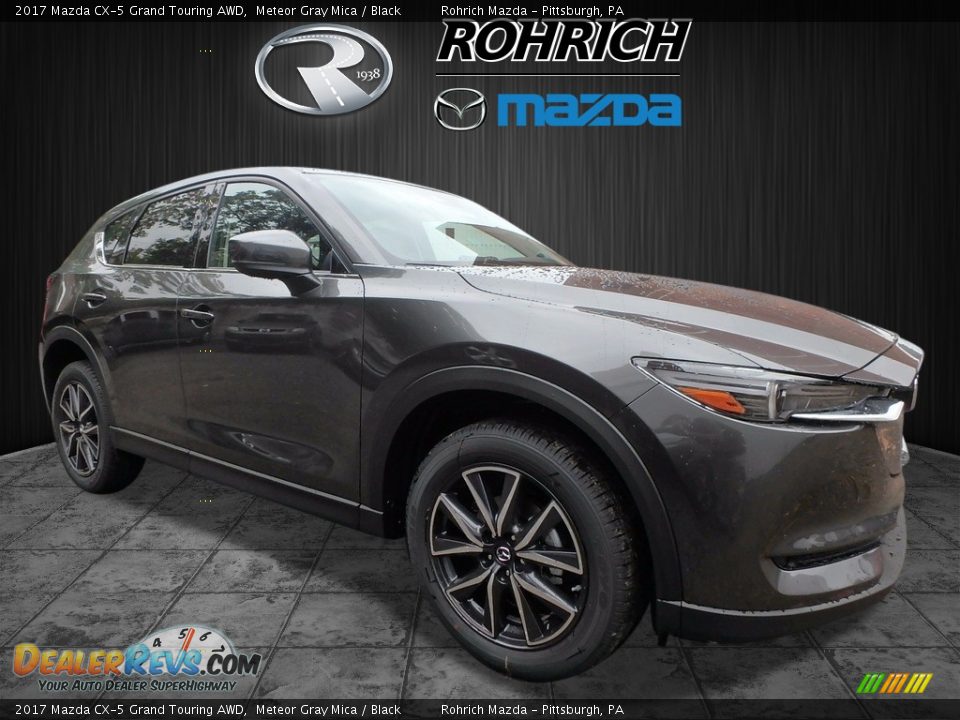 2017 Mazda CX-5 Grand Touring AWD Meteor Gray Mica / Black Photo #1