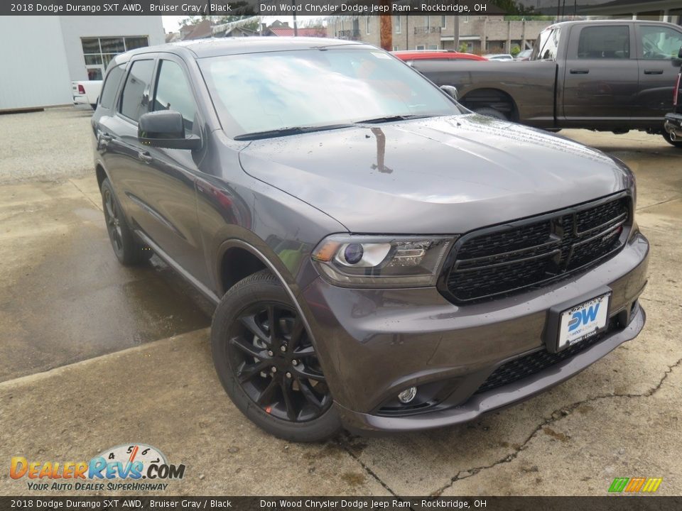 2018 Dodge Durango SXT AWD Bruiser Gray / Black Photo #3