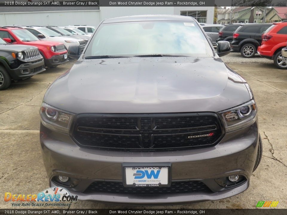 2018 Dodge Durango SXT AWD Bruiser Gray / Black Photo #4