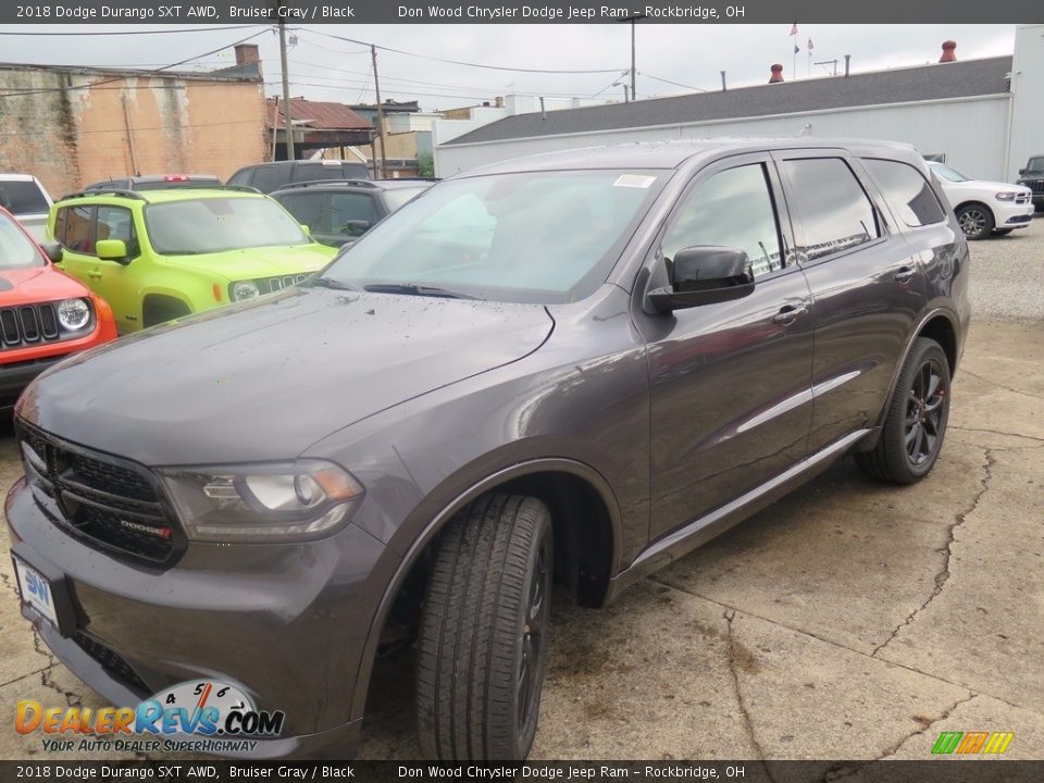 2018 Dodge Durango SXT AWD Bruiser Gray / Black Photo #6
