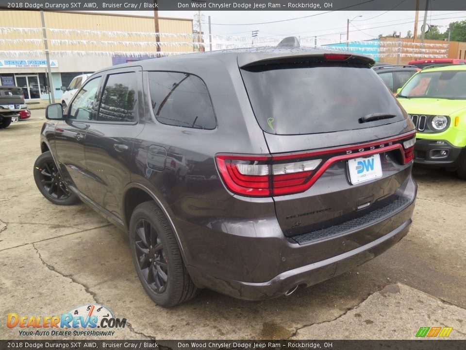 2018 Dodge Durango SXT AWD Bruiser Gray / Black Photo #8