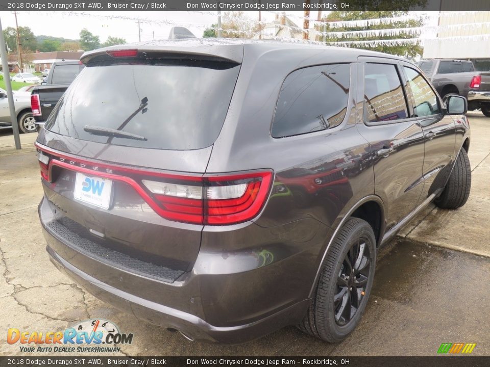 2018 Dodge Durango SXT AWD Bruiser Gray / Black Photo #10