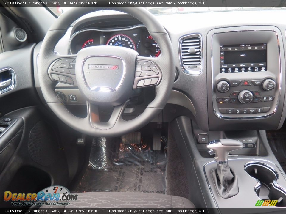 2018 Dodge Durango SXT AWD Bruiser Gray / Black Photo #12