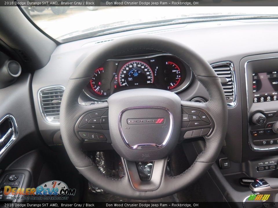 2018 Dodge Durango SXT AWD Bruiser Gray / Black Photo #13