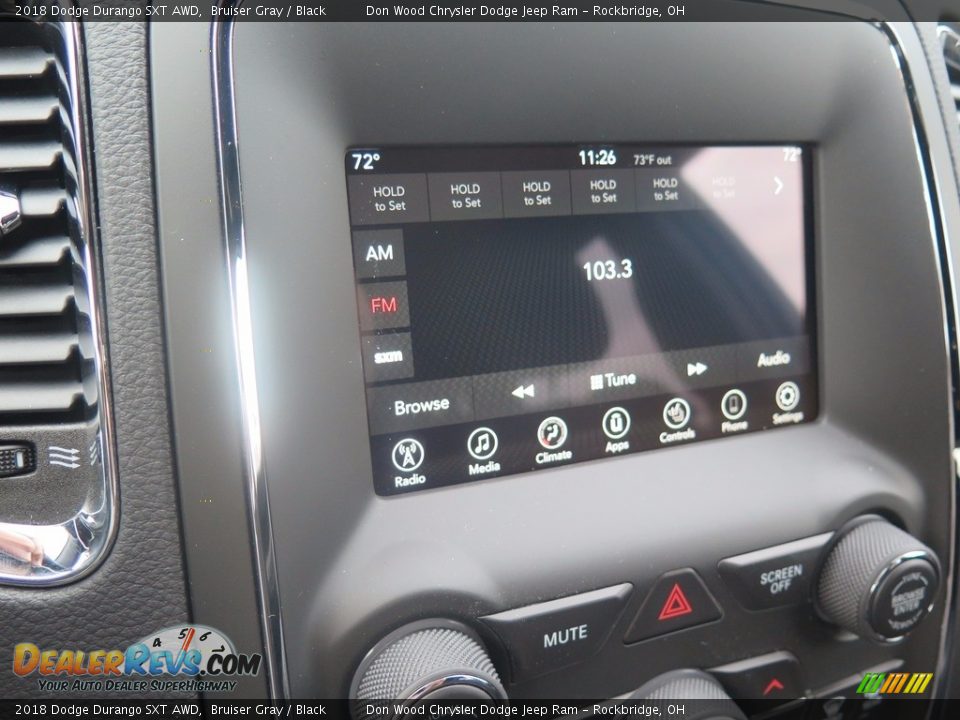 2018 Dodge Durango SXT AWD Bruiser Gray / Black Photo #15