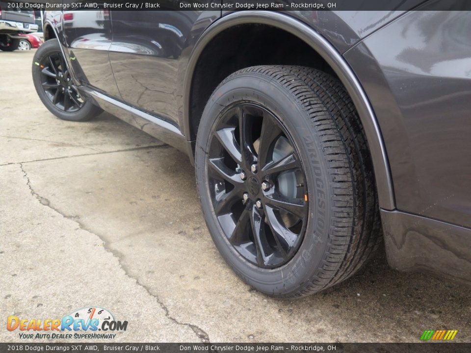 2018 Dodge Durango SXT AWD Bruiser Gray / Black Photo #18