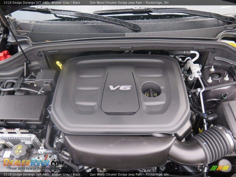 2018 Dodge Durango SXT AWD Bruiser Gray / Black Photo #23