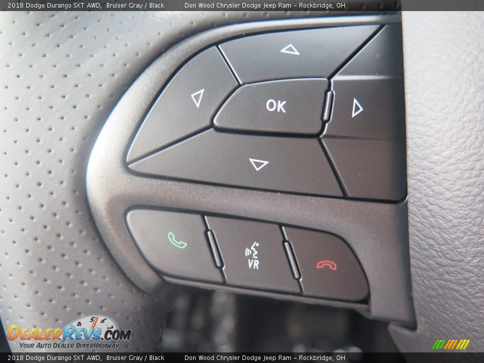 2018 Dodge Durango SXT AWD Bruiser Gray / Black Photo #24