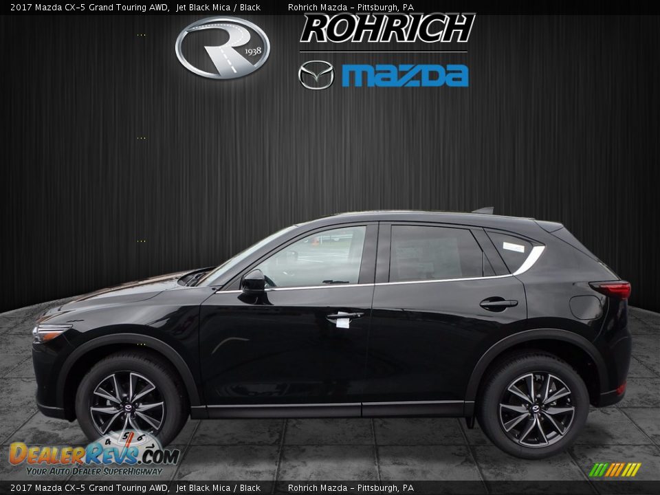 2017 Mazda CX-5 Grand Touring AWD Jet Black Mica / Black Photo #3